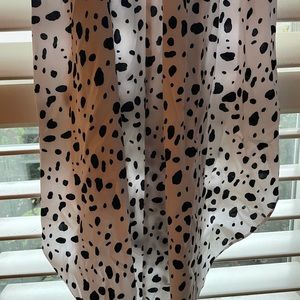 Long uneven bottom never worn summer dress